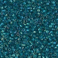 Miyuki delica Beads 11/0 - Emerald lined aqua ab DB-1764